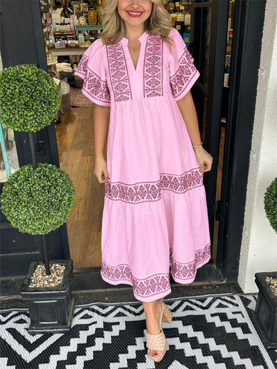Nancy | Timeless Maxi dress with tummy concealing