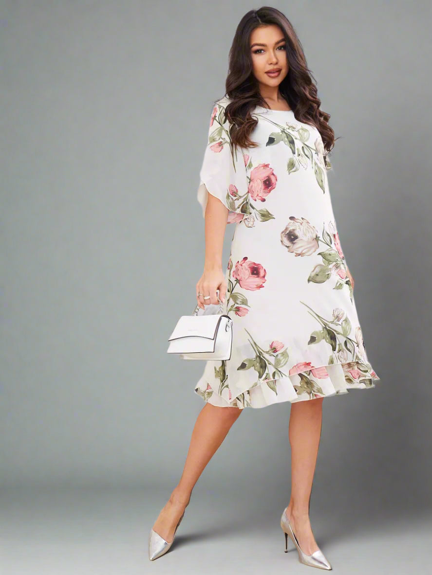 BEYSA | ELEGANT & COSY FLOWER DRESS