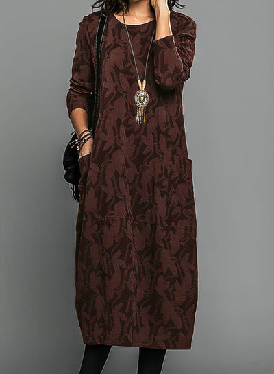 DINA | ELEGANT TUMMY COVERING WINTER DRESS