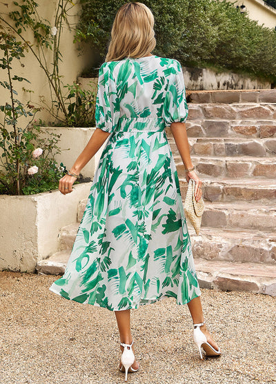 Ruby | Flattering Floral Midi Dress